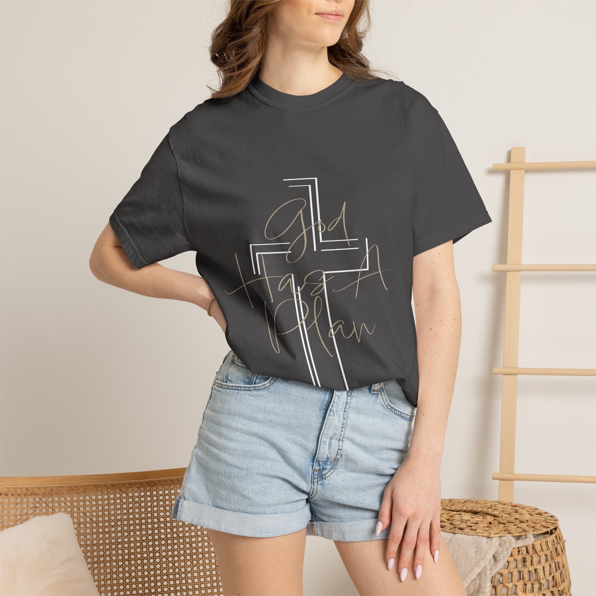 Faith Cross T‑Shirt — All Things Possible Inspirational Christian Tee