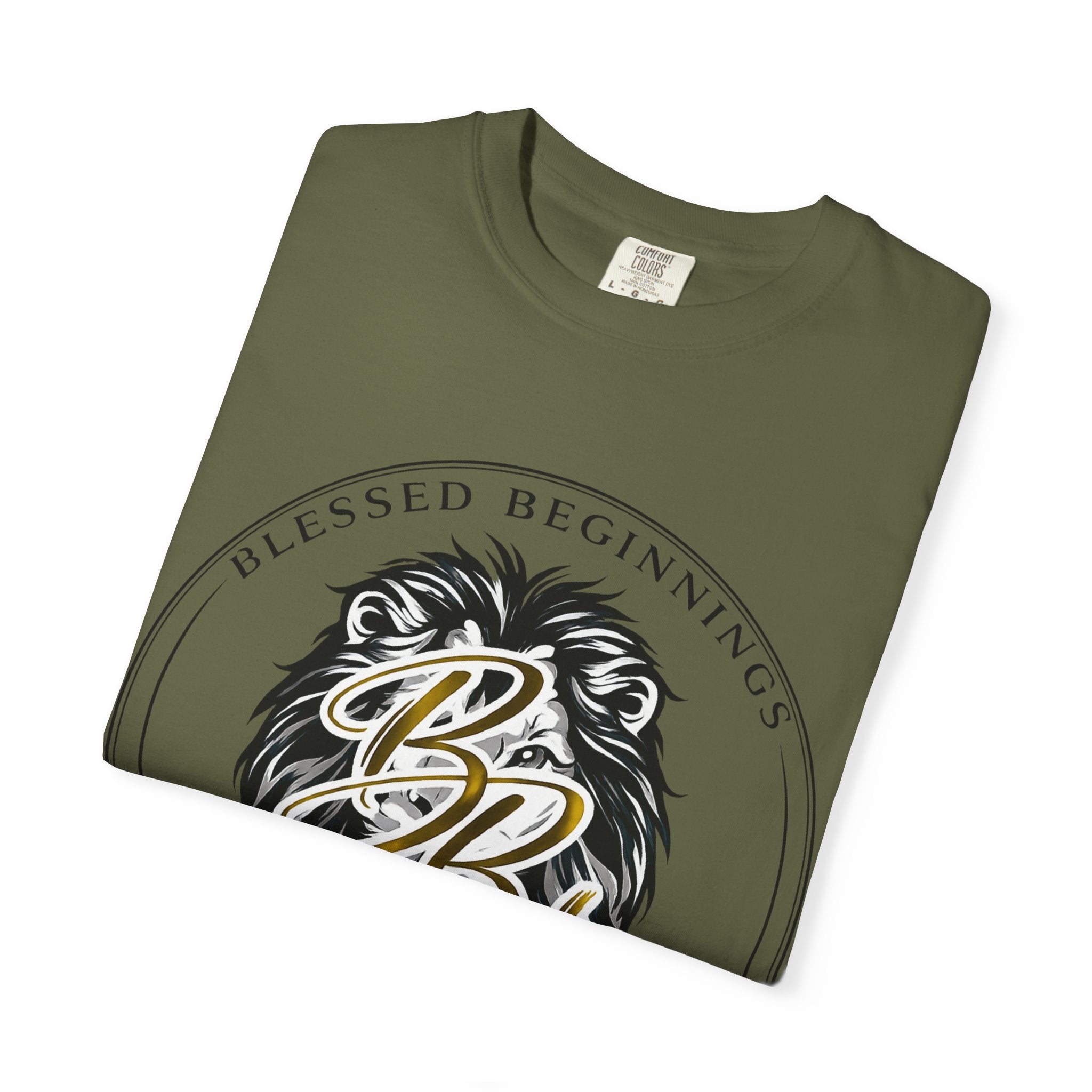 Blessed Beginnings Lion Graphic T-Shirt