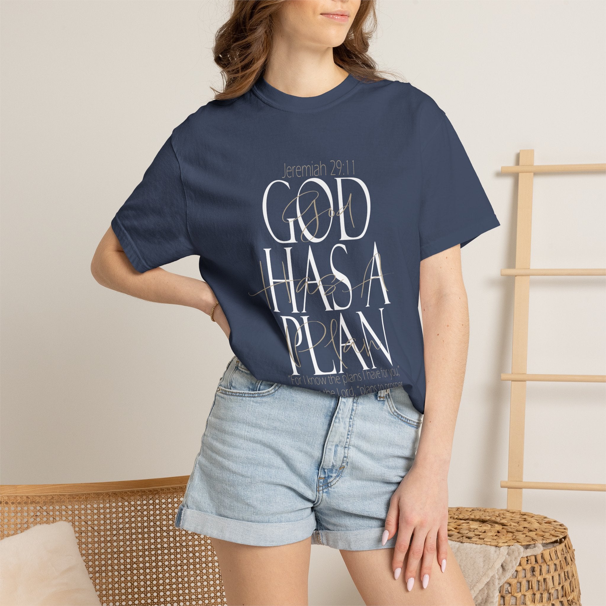 God Has a Plan T-Shirt — Christian Inspirational Faith Tee