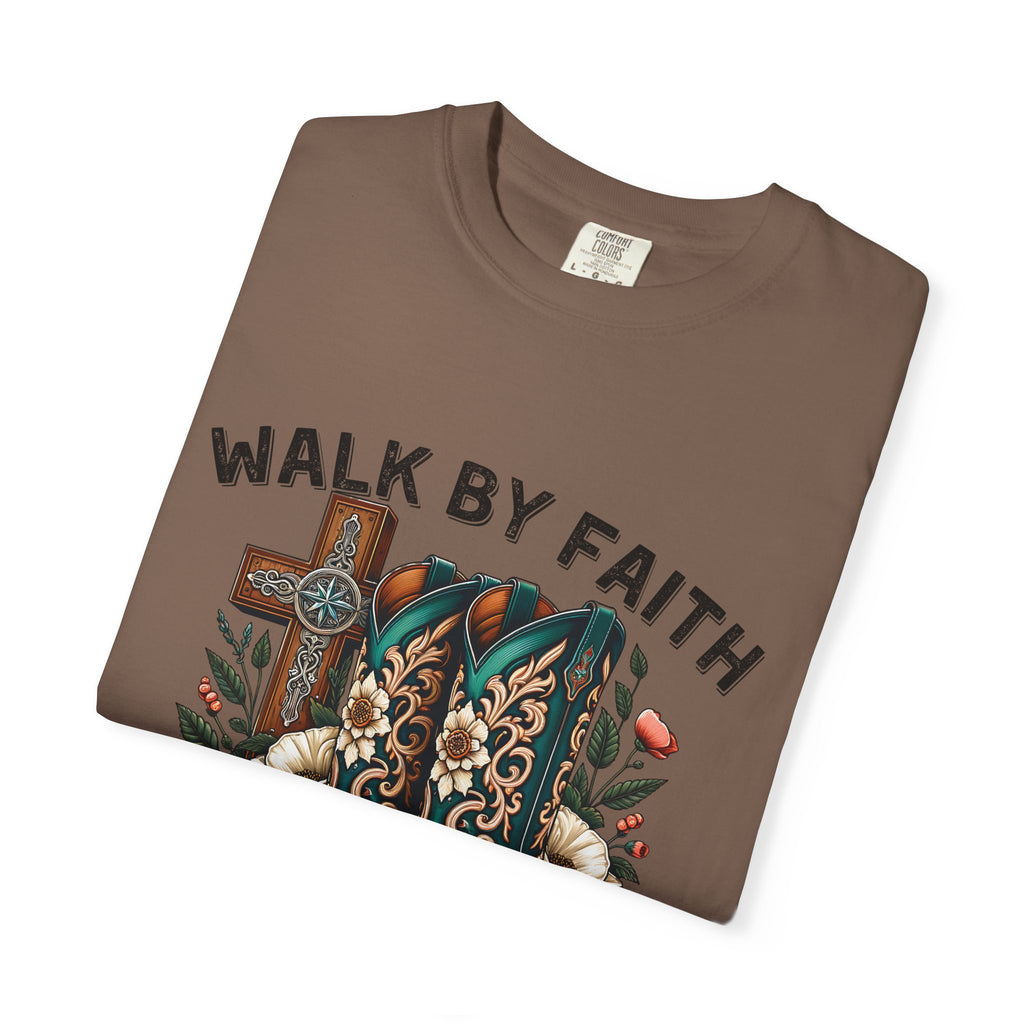 Christian Cross & Cowboy Boots Tee