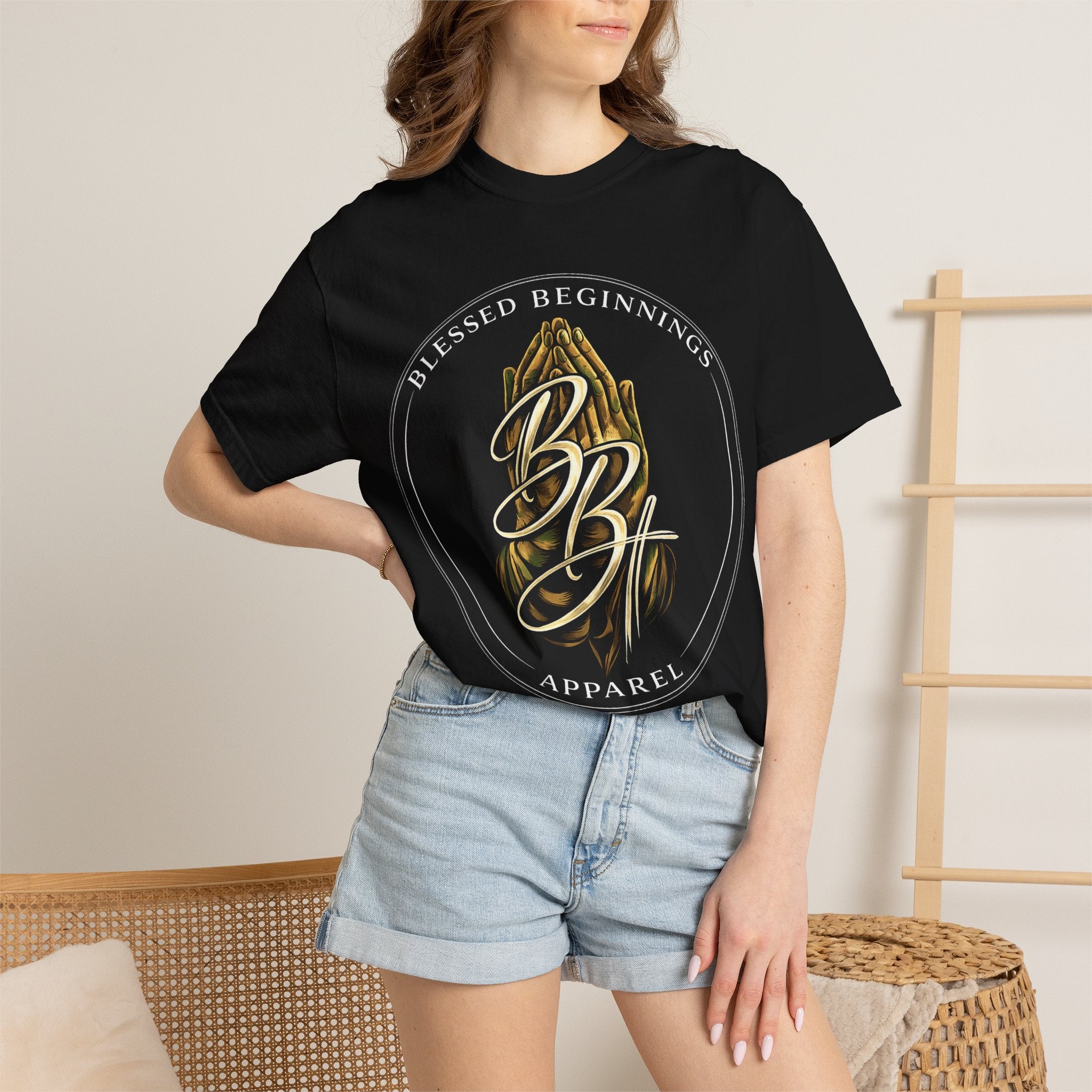 Blessed Beginnings Praying Hands T-Shirt