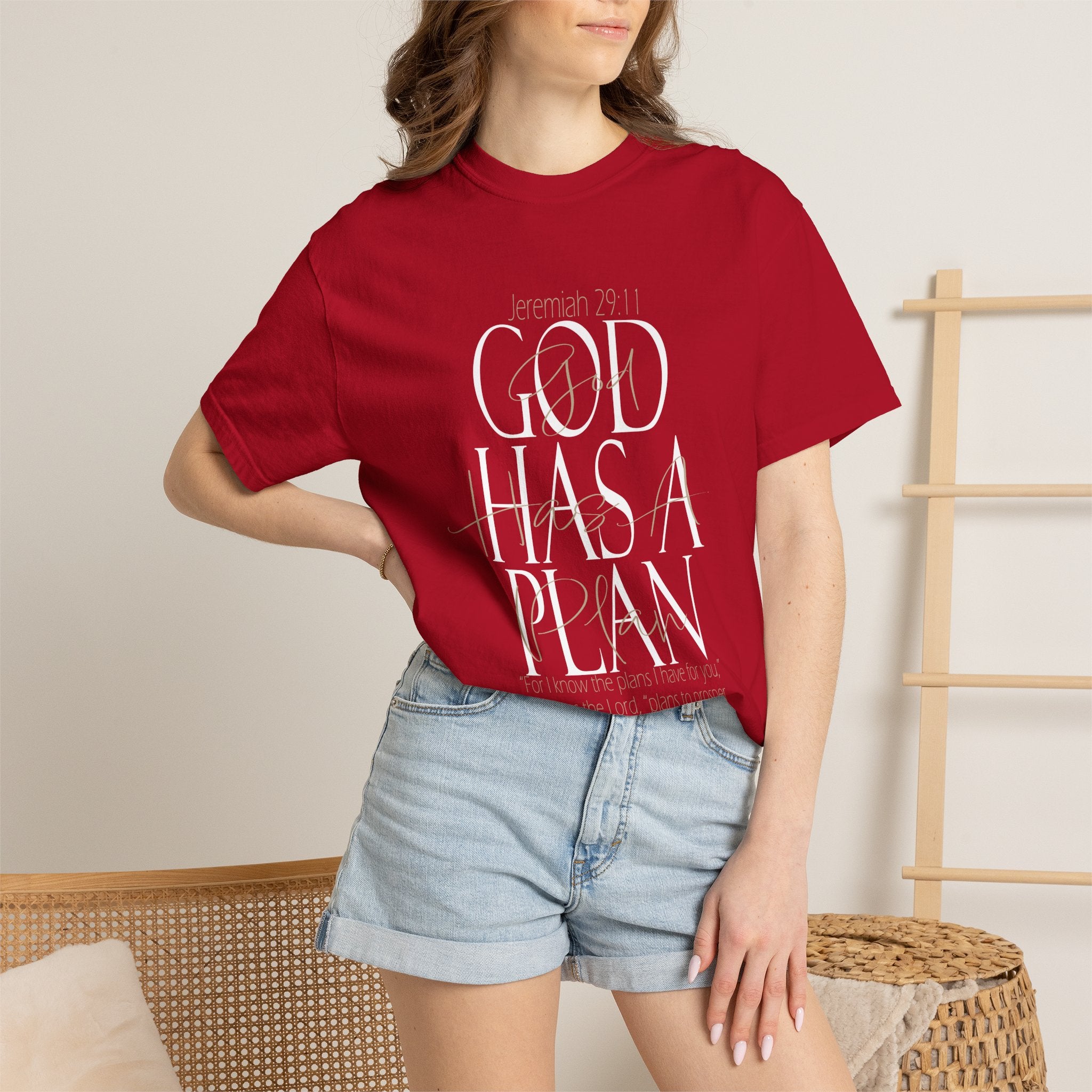 God Has a Plan T-Shirt — Christian Inspirational Faith Tee