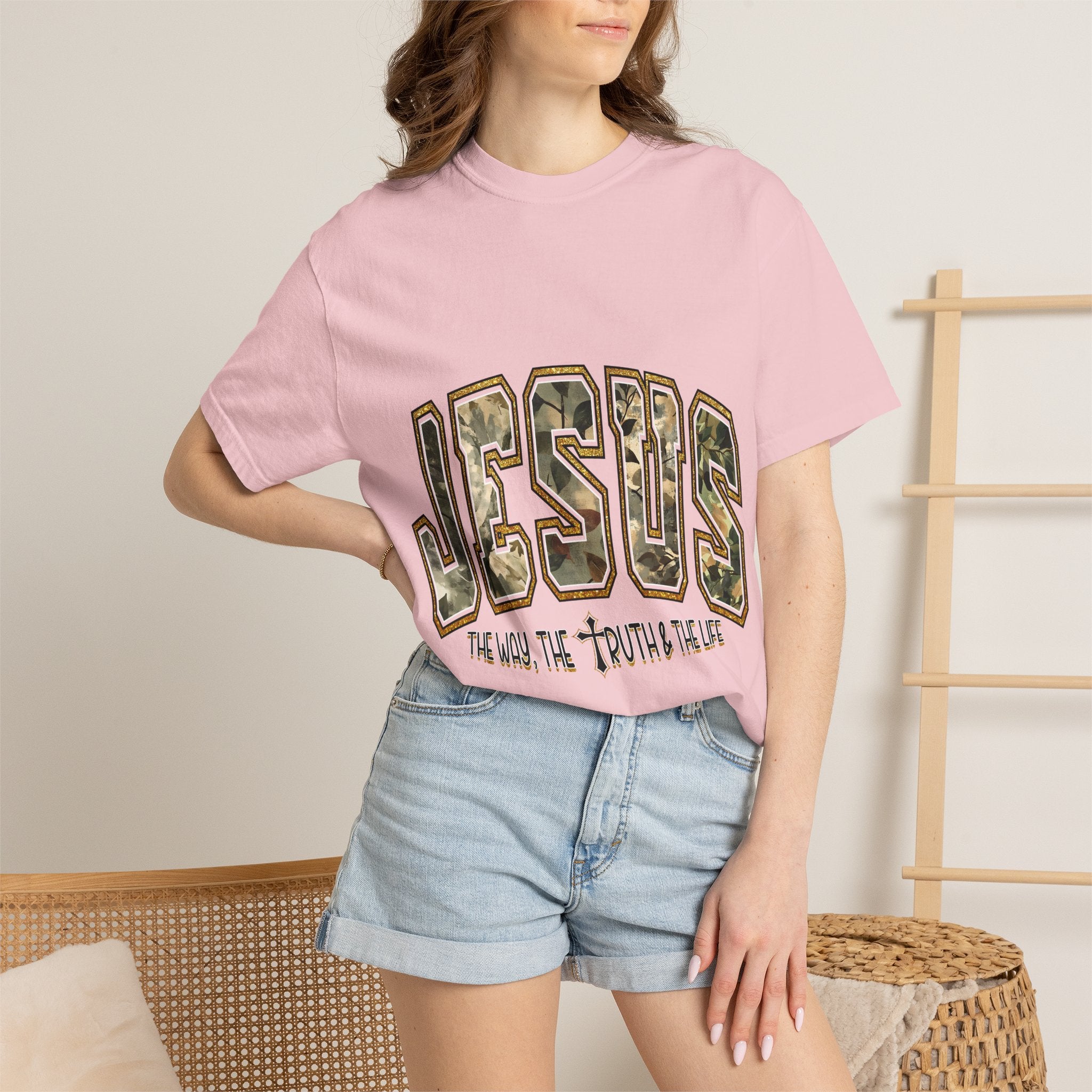 Jesus Camo Graphic Tee